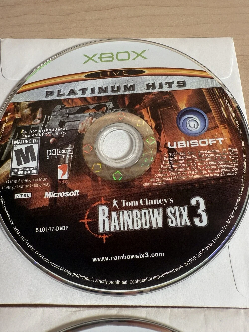 Tom Clancy's Xbox Platinum Hits, 4 Game Collection: Splinter, Rainbow, Recon (2)
